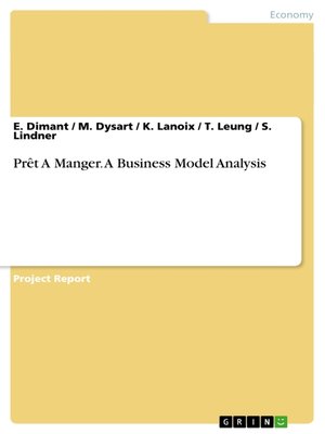 cover image of Prêt a Manger. a Business Model Analysis